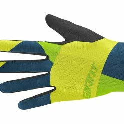 Gants Longs Transcend -Jersey Soldes TRANSCEND LF GLOVE YELLOW GREEN FRONT 01